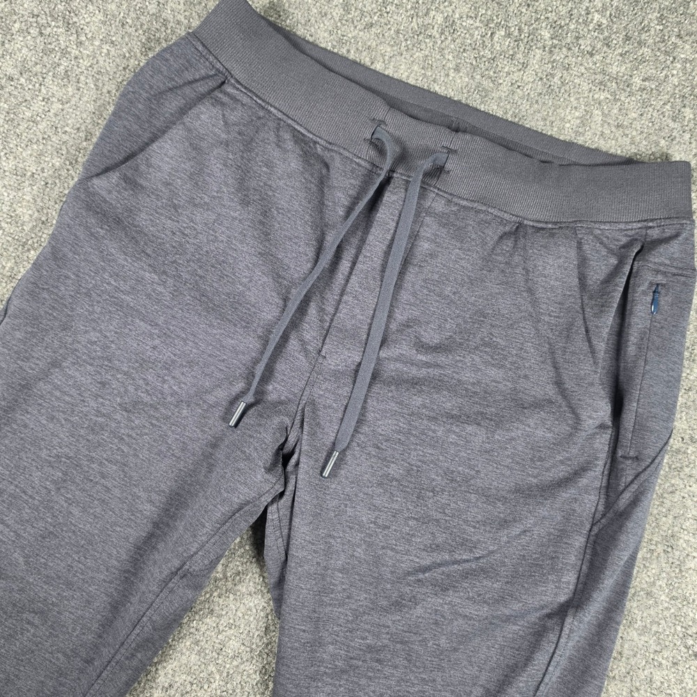 Birddogs Joggers Mens Large Navy Blue Heathered Lined Drawstring Athletic Pants